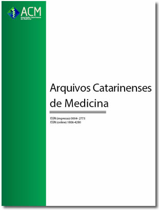 Capa Revista Arquivos Catarinenses de Medicina